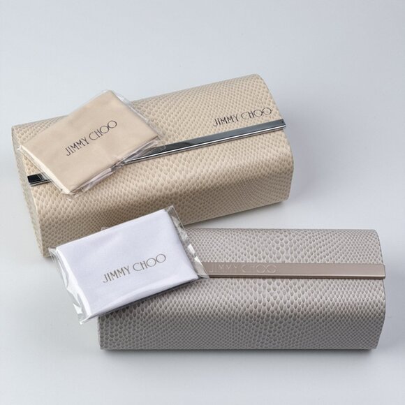 Jimmy Choo Women Gold Mud Brown Butterfly BRAND NEW SUnglasses RIVER/S 0763 - Picture 11 of 11